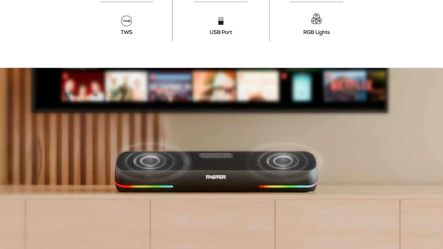 FASTER RYZO Z16 SoundBar Wireless Speaker 16w
