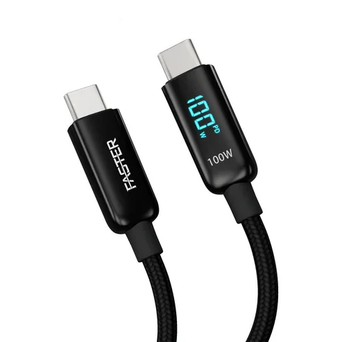 FASTER 100W USB-C PD Cable - TechSeaShop
