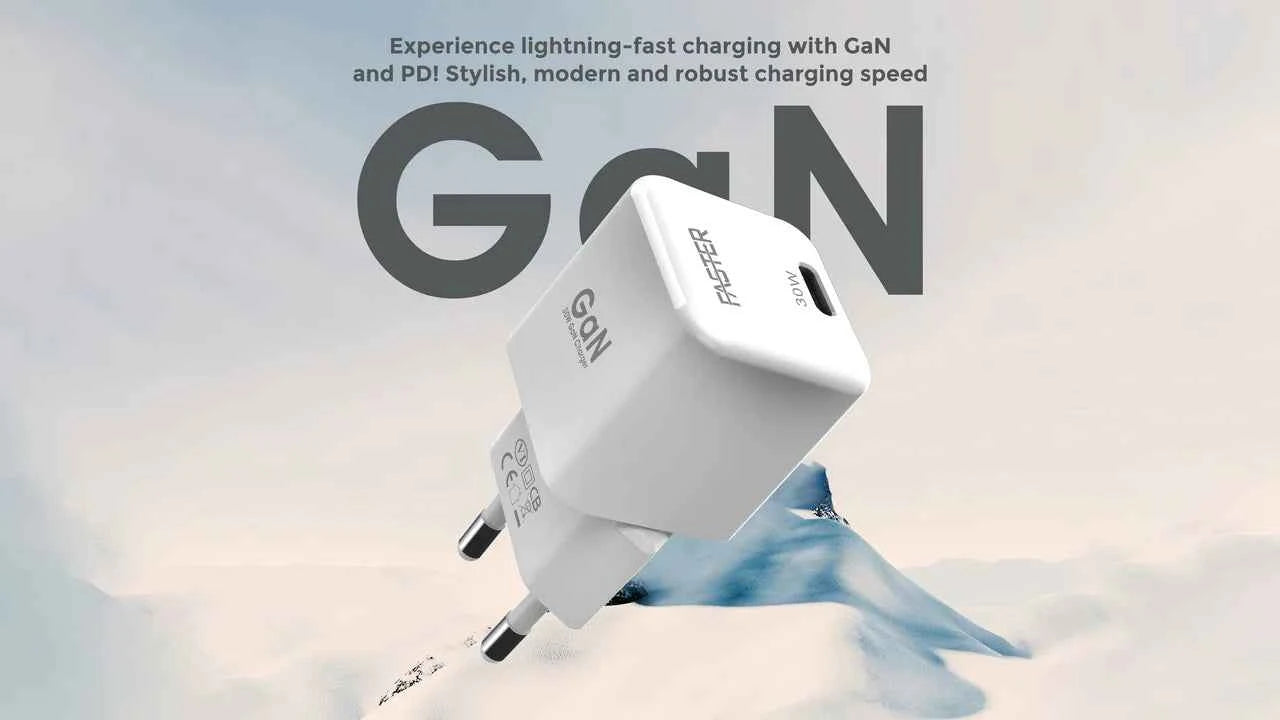 GaN 30W Fast Charger - Smallest PD Super Fast Charger FAC-30C