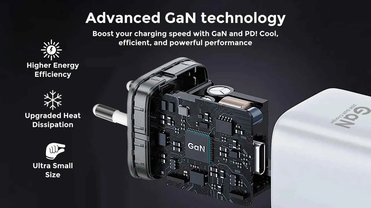GaN 30W Fast Charger - Smallest PD Super Fast Charger FAC-30C