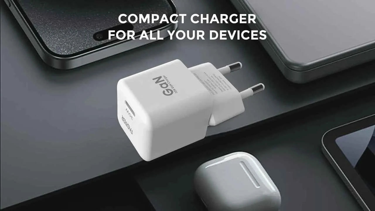 GaN 30W Fast Charger - Smallest PD Super Fast Charger FAC-30C