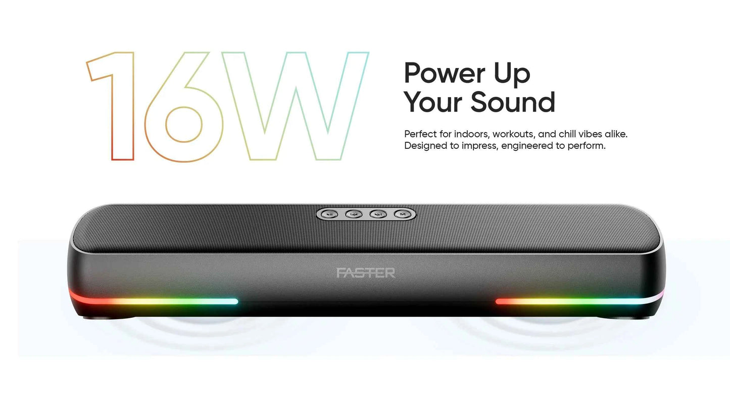 FASTER RYZO Z16 SoundBar Wireless Speaker 16w