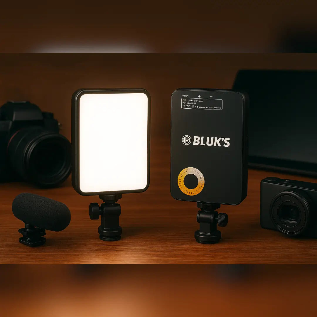 Bluk’s BrightXpert BX704 – Rechargeable LED Light for Smartphones