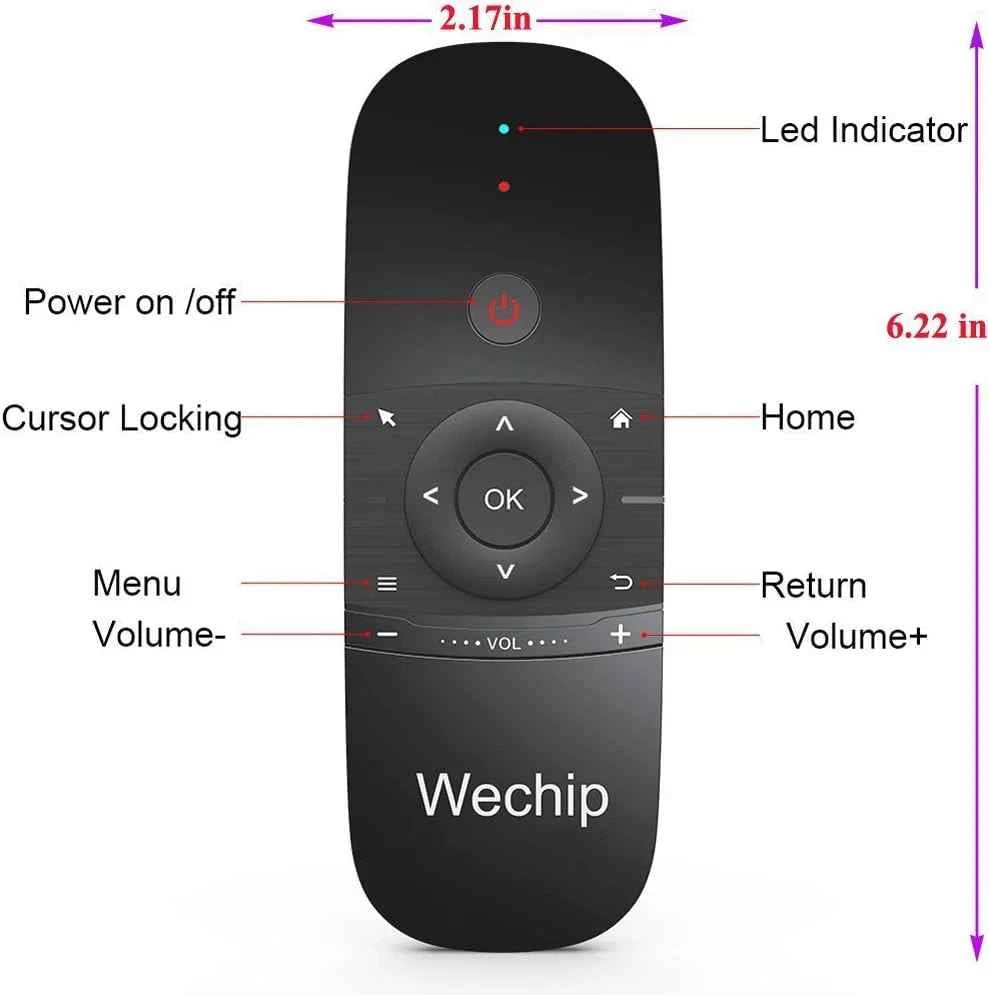 Wechip W1 Wireless Air Mouse . Wireless - TechSeaShop