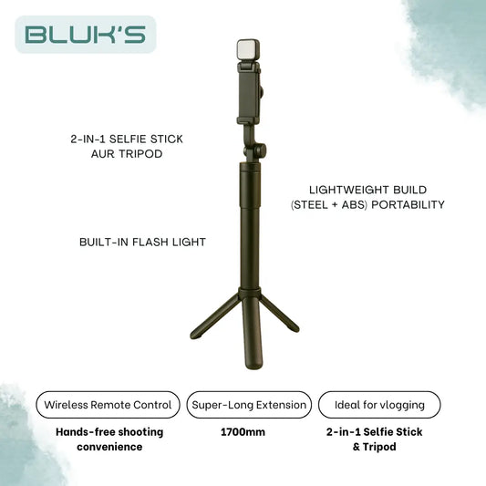 Bluks BX-611 Selfie Stick Tripod