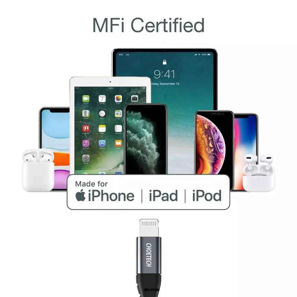Choetech USB-C to Lightning Cable - TechSeaShop