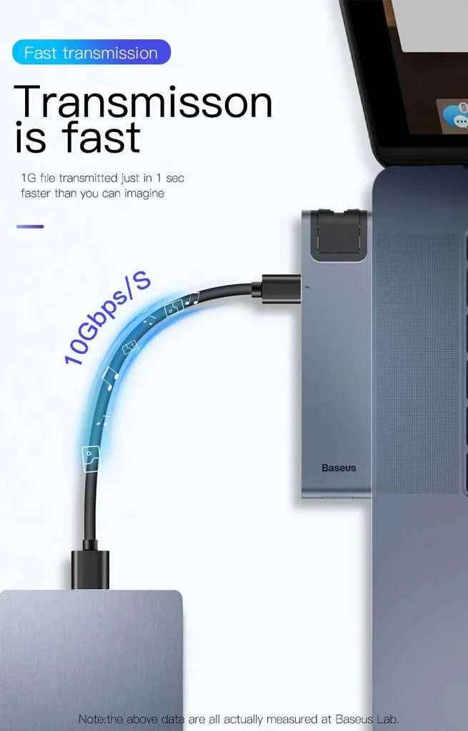 Baseus Seven-in-One Docking Station - TechSeaShop
