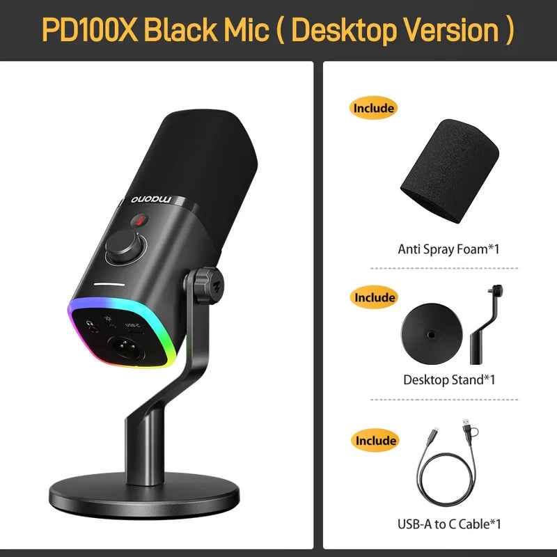 MAONO PD100X - Dynamic Microphone - TechSeaShop