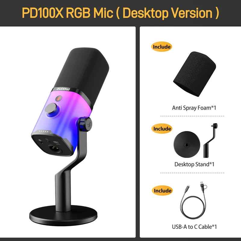 MAONO PD100X - Dynamic Microphone - TechSeaShop