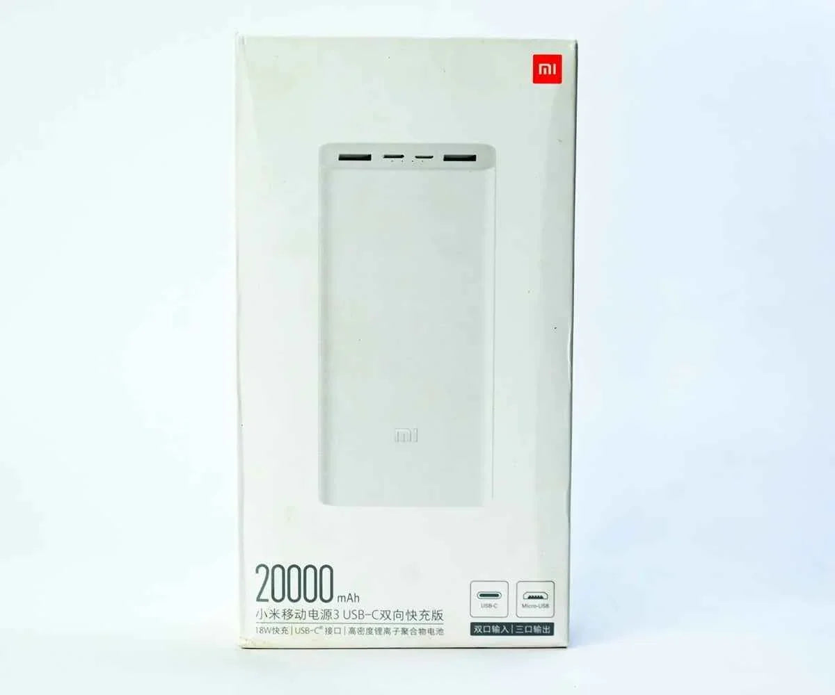 Mi Power Bank 3 20000mAh Fast Charge Version - TechSeaShop
