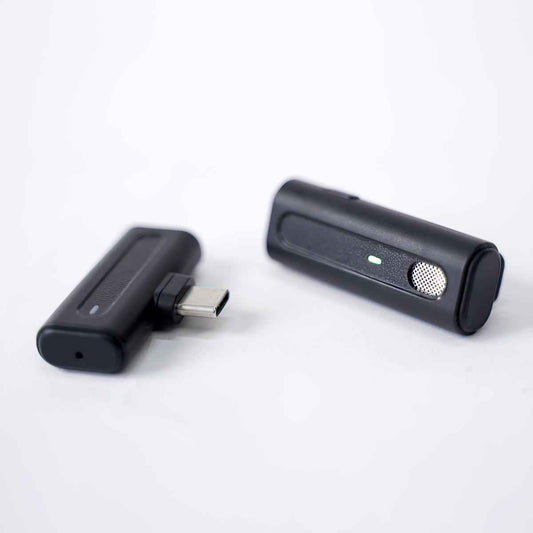 Wireless Mic DUAL (TYPE C), Auto Sync Noise Reduction Mic