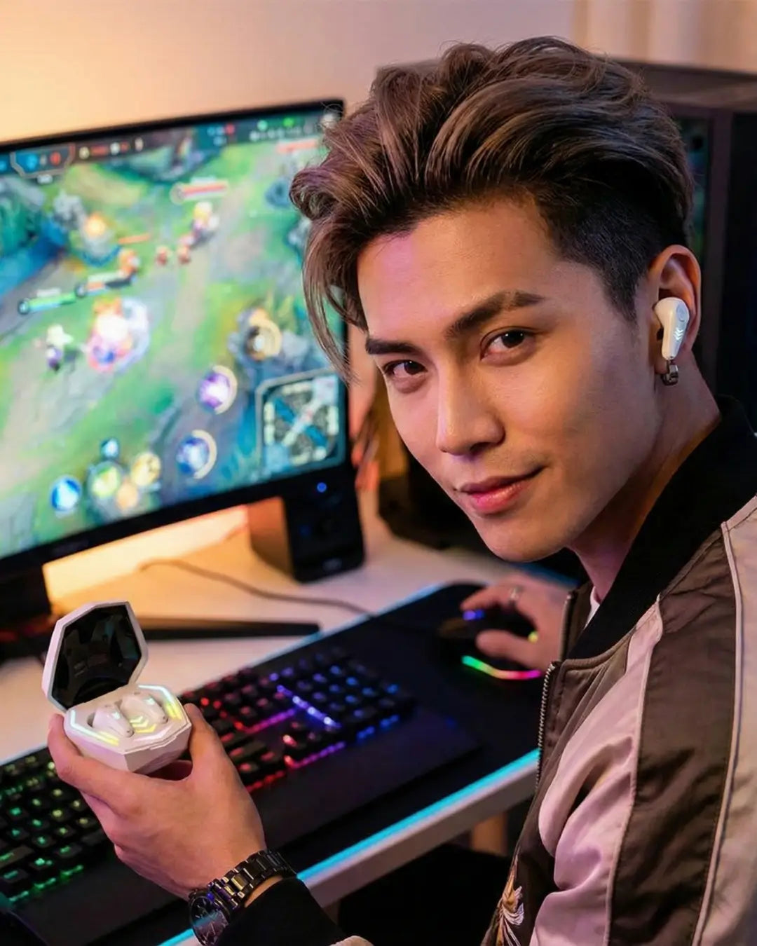 Zero Arcade Series Gaming Earbuds (Arcade 800) – 40ms Low Latency & RGB