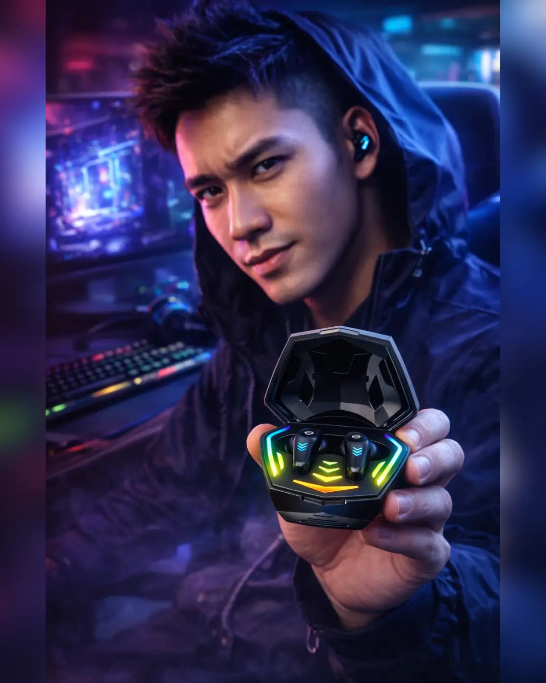 Zero Arcade Series Gaming Earbuds (Arcade 800) – 40ms Low Latency & RGB
