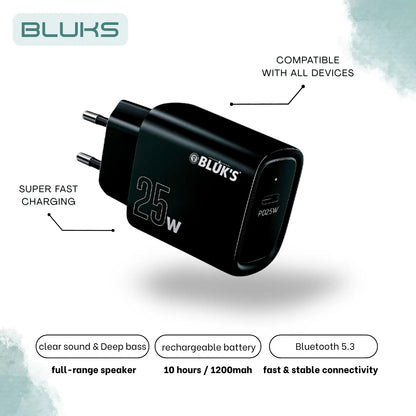 Bluks BX-622 25W Super Fast Charger