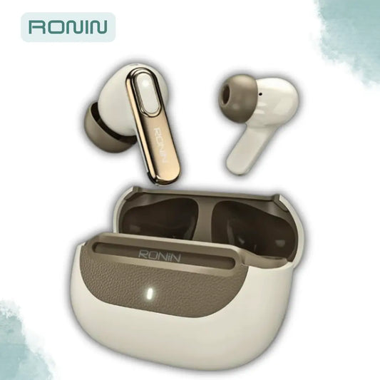 Ronin Nox Earbuds R-7080 – ANC, ENC, Gaming Mode & Premium Leather Design