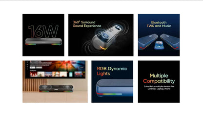FASTER RYZO Z16 SoundBar Wireless Speaker 16w