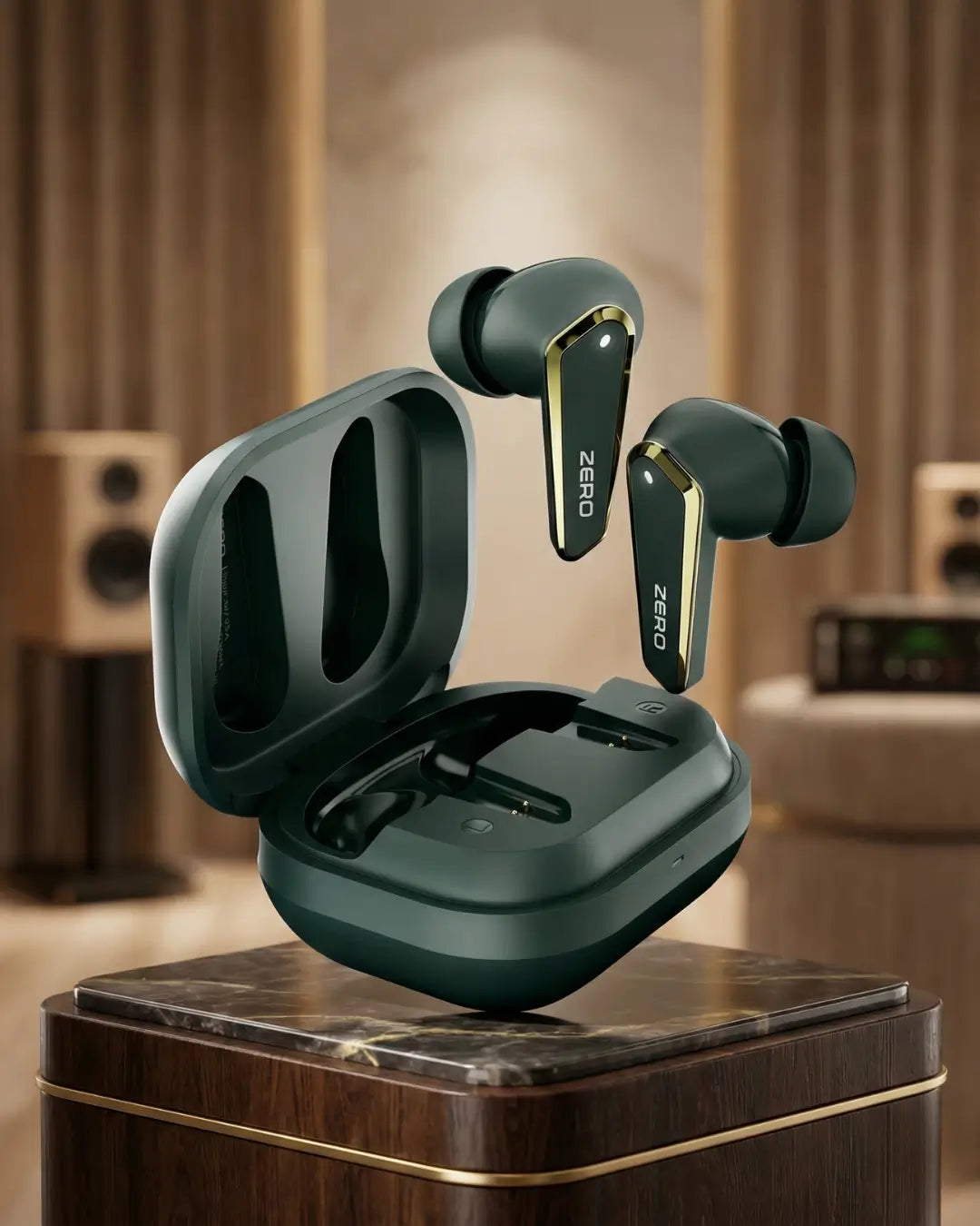 Zero FLAIR Wireless Earbuds – Low Latency Gaming Mode & ENC