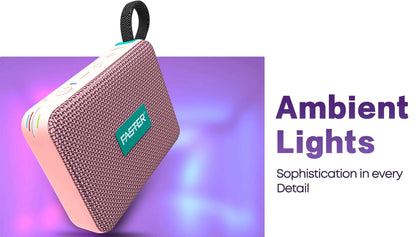 Groove X Portable Bluetooth Speaker with Colorful Lights – Vibrant Light Show