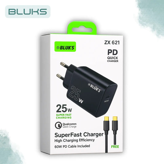 Bluks BX-622 25W Super Fast Charger