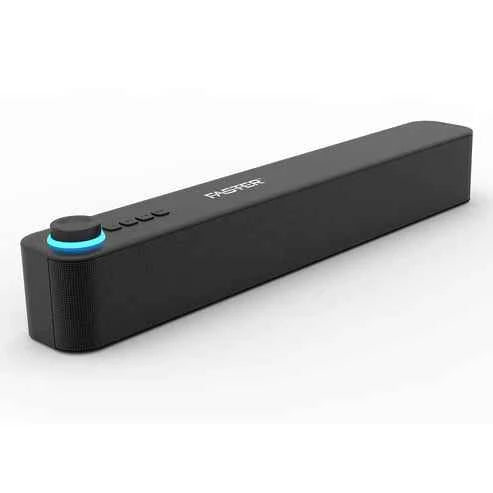 FASTER Z5 Wireless Soundbar and Groove X Bluetooth Speaker with Colorful Lights for an Enhanced Light Show