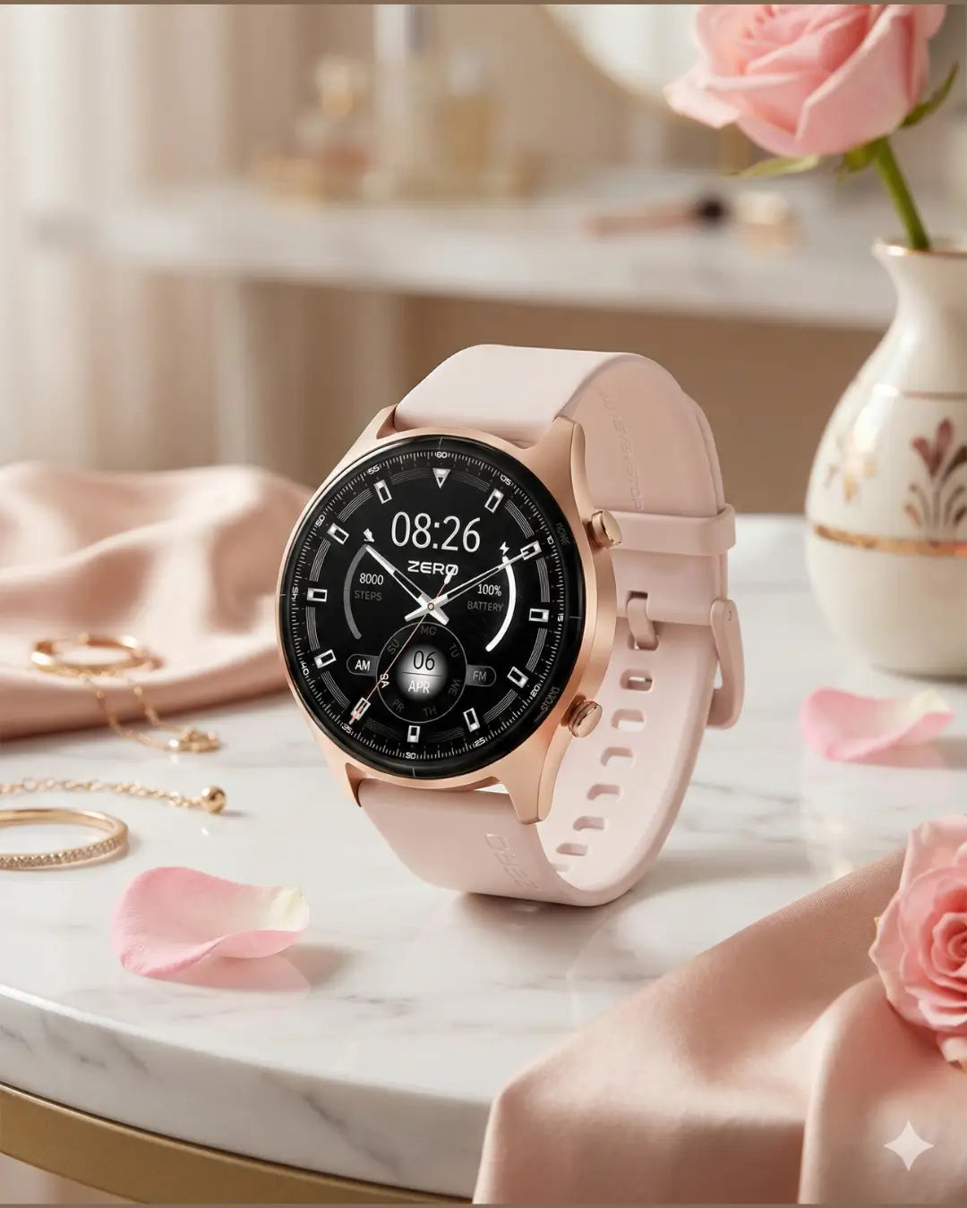 Zero Icon Smartwatch – Bluetooth Calling, Health Tracking & IP68