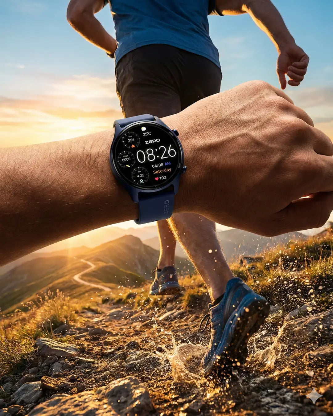 Zero Icon Smartwatch – Bluetooth Calling, Health Tracking & IP68