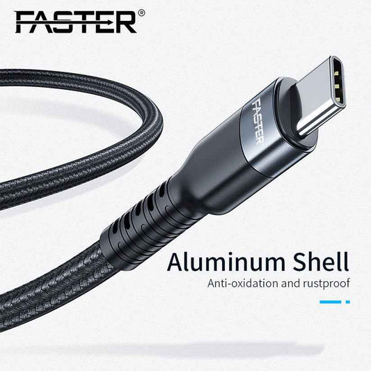 Faster Type-C to Type-C Cable FC-100W Charging cable