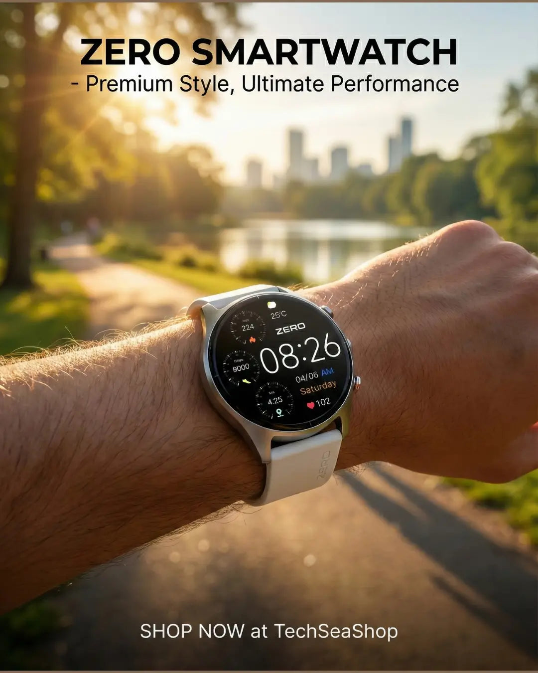 Zero Icon Smartwatch – Bluetooth Calling, Health Tracking & IP68