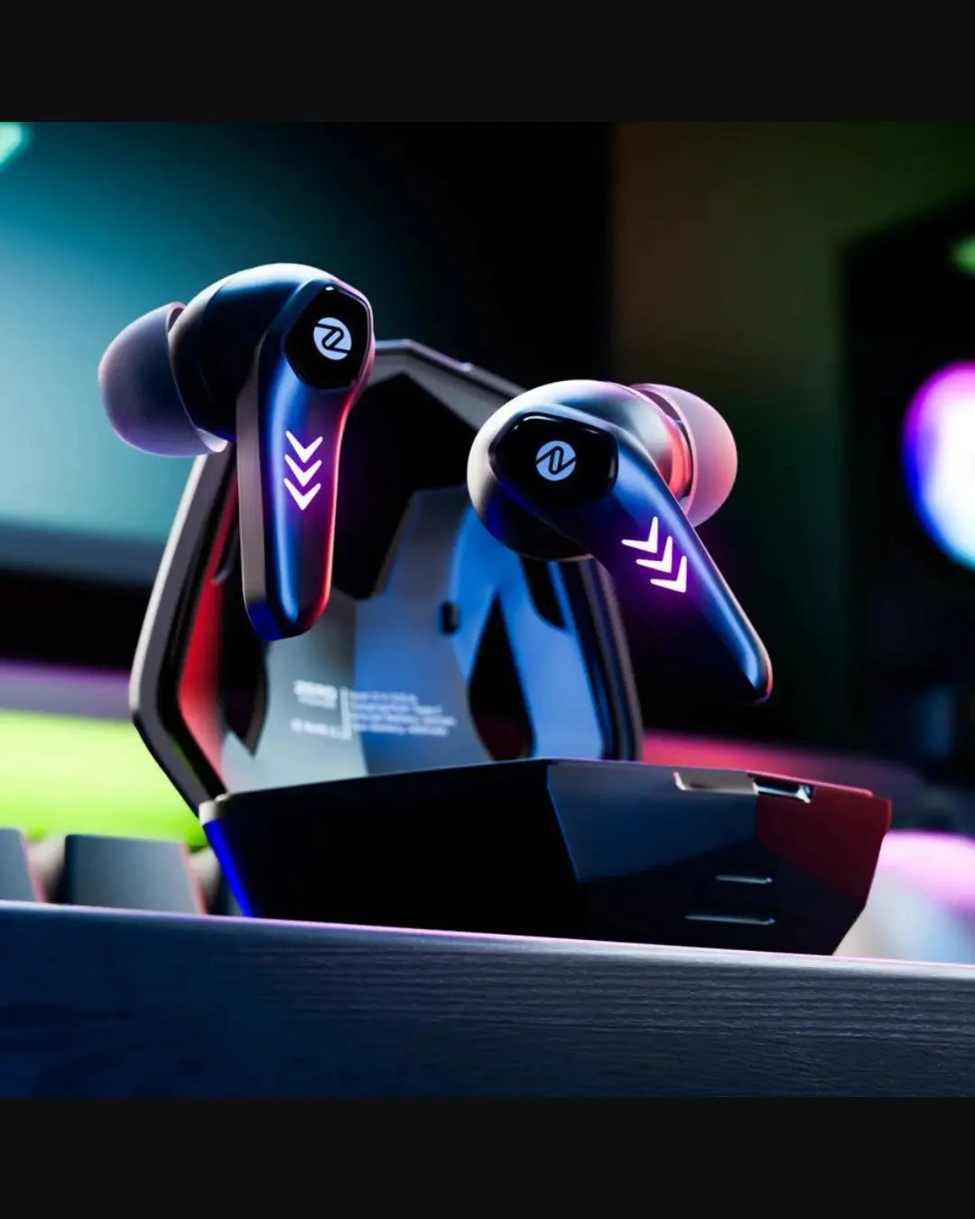 Zero Arcade Series Gaming Earbuds (Arcade 800) – 40ms Low Latency & RGB