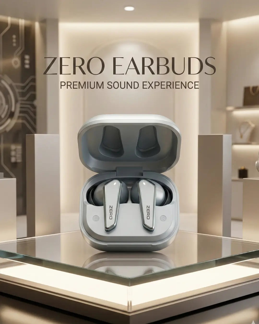 Zero FLAIR Wireless Earbuds – Low Latency Gaming Mode & ENC