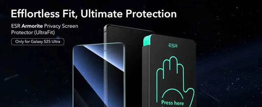 Samsung S25 Ultra Privacy Screen Protector – ESR 1 Pack