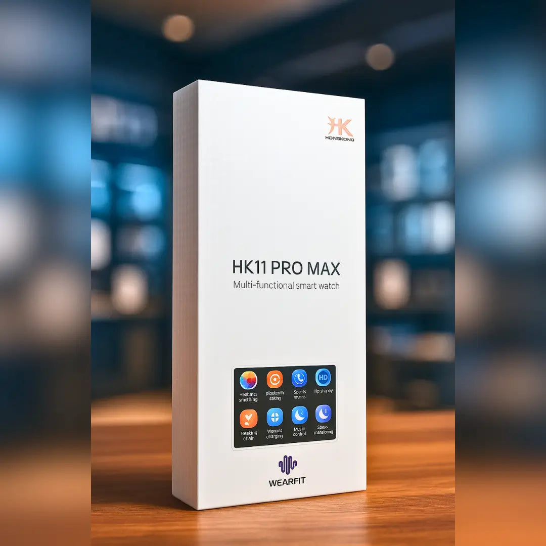 HK11 Pro Max Smart Watch AMOLED Display, Wireless Charging & AI Assistant