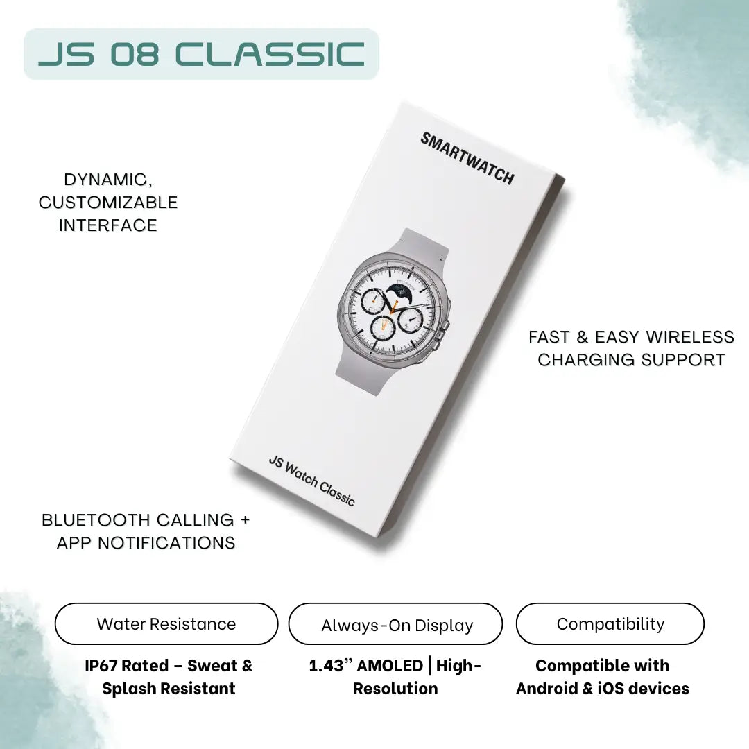 JS Watch 8 Classic Smart Watch