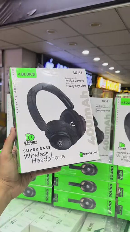 Bluks BX-81 Wireless Headphones