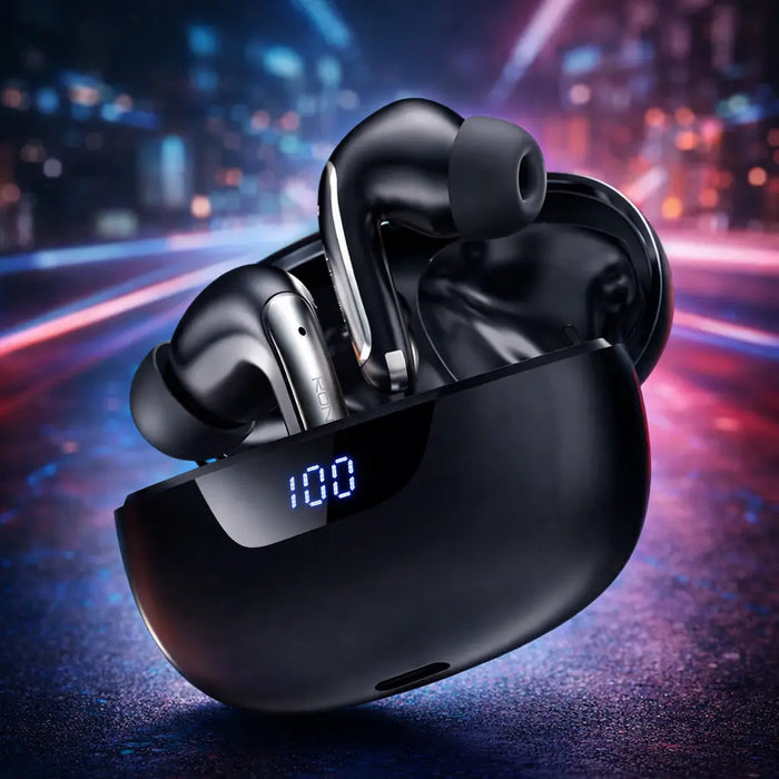 Ronin R-7010 Mystique Wireless Earbuds – ANC, ENC & Quad Mic