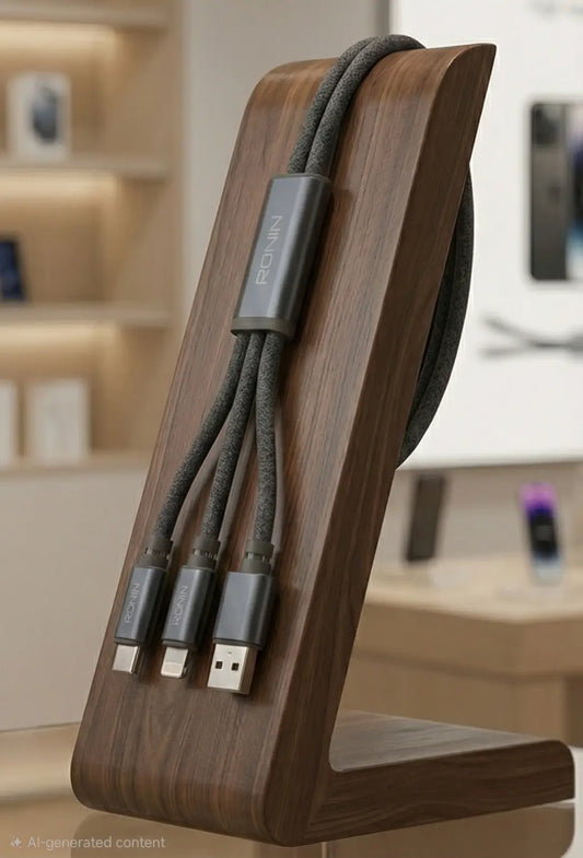 RONIN R-2015 3-in-1 Cable – Fast Charging & Data Transfer