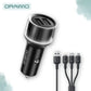 Oraimo Highway 15 15.5W Car Charger with 3-in-1 Cable